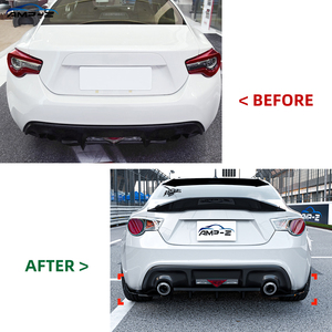 BRZ GT86, difusor de parachoques trasero ABS negro brillante, divisor de labios trasero para Subaru BRZ para <span class=keywords><strong>Toyota</strong></span> GT86 Scion 2013-2020 - Product Image 2