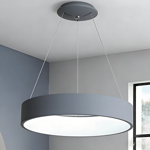 Lampada a Sospensione Semplice Bianca e Grigia, Illuminazione Economica per Soggiorno, <span class=keywords><strong>Lampadari</strong></span> per Camera da Letto in Stile Nordico - Product Image 1