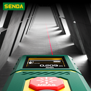 מד מרחק לייזר דיגיטלי מדויק עם תצוגה דיגיטלית למדידה מדויקת - Product Image 6