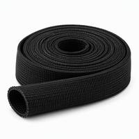 Manchon thermorétractable ignifuge en tissu polyester tissé pour la protection des câbles automobiles