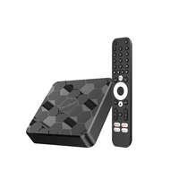Boîtier TV Android 14 2026 X96 M300 Amlogic S905X5M Quad Core 4 Go 64 Go Wi-Fi double bande Gigabit Ethernet AI-SR Lecteur multimédia 4K AV1