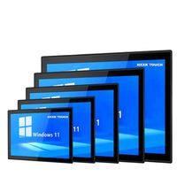 HXXK TOUCH 21.5 İnç Yüksek Kaliteli Çoklu Dokunmatik Kapasitif LCD Ekranlı Kiosk Fabrikadan Doğrudan Özel Üretim 10 Noktalı USB Arabirimli Yeni 6H