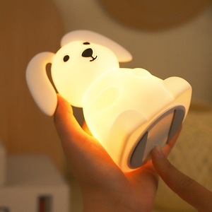 Veilleuse Bébé Rechargeable Design Mignon <span class=keywords><strong>Lampe</strong></span> de Chevet Apaisante avec 7 Couleurs Options Alimentée par Batterie pour Enfants - Product Image 5