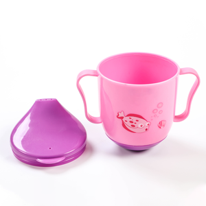 Tasses <span class=keywords><strong>d</strong></span>'alimentation manuelles <span class=keywords><strong>anti</strong></span>-coliques pour bébés, motif dessin animé, sans BPA, 100% PP de qualité alimentaire, 0-12 mois, écologiques, avec poignée, <span class=keywords><strong>d</strong></span>ébit moyen, pour l'extérieur - Product Image 5