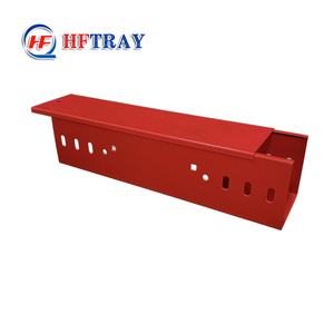 Goulotte de câblage industrielle en métal étanche, ignifuge, résistante à la corrosion, en acier thermolaqué robuste pour l'extérieur et la construction - Product Image 3