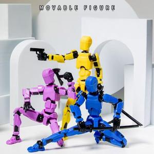<span class=keywords><strong>Figuras</strong></span> <span class=keywords><strong>de</strong></span> Acción <span class=keywords><strong>Articuladas</strong></span> T13 Lucky 13, Juguetes Ensamblables, Maniquí Impreso en 3D, Robot Móvil Multiarticulado - Product Image 2