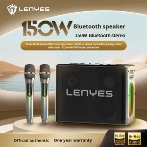 Tarjeta de Sonido <span class=keywords><strong>Karaoke</strong></span> Lengye Lion Transfronteriza para Altavoz, Batería, RGB, Voz, Llamadas Manos Libres, Resistente al Agua IPX-6, Salida de 150W - Product Image 4