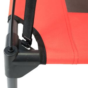 Tragbares erhöhtes Haustier bett mit Baldachin OEM Luxus Faltbare Camping kühlung Erhöhtes Hunde bett Rot klein mit Baldachin Haustier bett - Product Image 6