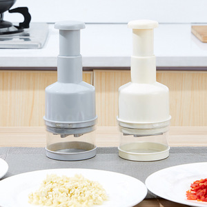 Râpe à légumes en plastique, pour ail, gingembre, oignon, aliments et légumes, hachoir, avec conteneur - Product Image 1