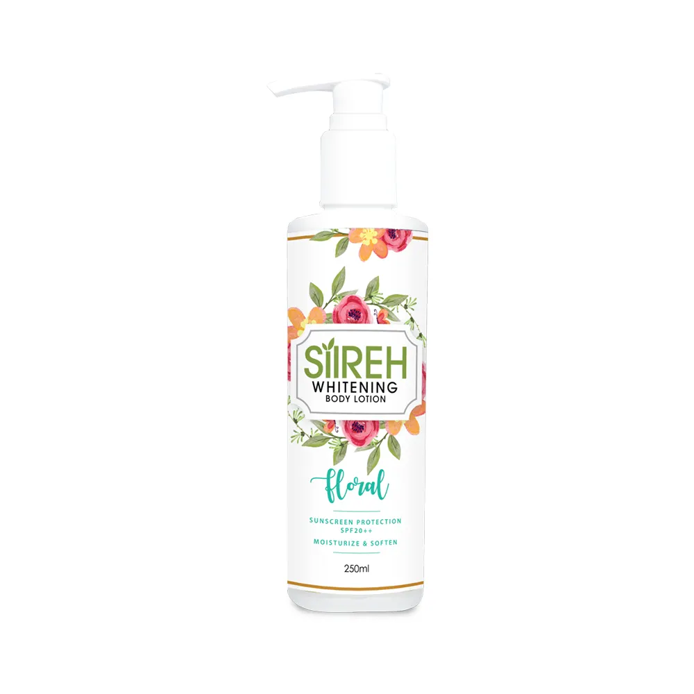 Siireh Floral Whitening Body Lotion 250ml Moisturizing Nourishing Hydrating Skin Care Beauty