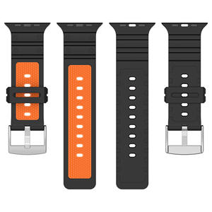 <span class=keywords><strong>Bracelet</strong></span> en silicone à motif de diamant bicolore pour <span class=keywords><strong>Apple</strong></span> <span class=keywords><strong>Watch</strong></span> 10 46mm <span class=keywords><strong>Ultra</strong></span> 2 49mm IWatch 9 <span class=keywords><strong>Bracelet</strong></span> de montre intelligente 45mm - Product Image 5