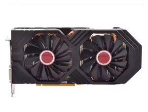 Tarjeta Gráfica para Juegos XFX 590 8GB NEGRO con Memoria de 256 bits para PC GPU RX590 Tarjeta de Video para Juegos XFX 590 8GB NEGRO Mem - Product Image 1