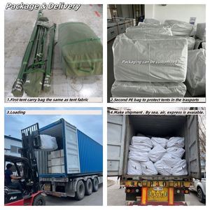 Carpa de Lona Chenya Personalizada, de Doble Capa, para las Cuatro Estaciones, con un Dormitorio, Resistente, para Trabajadores, con Capacidad para 50 Personas - Product Image 5