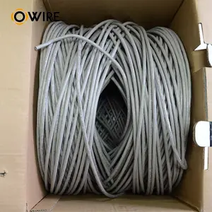 Owire الصلبة النحاس 305 m cat5e كابل شبكة محلية سعر 1000 ft 0.49 مللي متر 4pr 24 awg utp cat5e lan كابيل