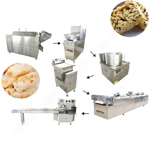 Machine automatique de production de snacks, extrudeuse de protéines d'emballage