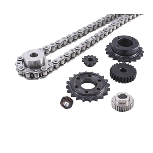 Chaînes à rouleaux en acier au carbone certifiées ANSI de haute qualité, pignons de transmission industriels 40 CV - Product Image 3