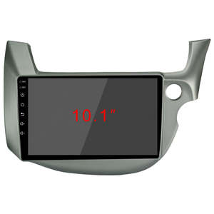 แผงหน้าปัดวิทยุสเตอริโอติดรถยนต์ขนาด10นิ้วสำหรับ Honda 2008-2013 Fit/Jazz จอใหญ่ - Product Image 1