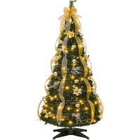 Pour l'exportation : Nouveaux ornements rétractables et pliables LS-605, décoration lumineuse pour sapin de Noël, vente directe usine