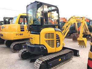 La queue courte a utilisé la mini excavatrice Pc35 à vendre l'excavatrice de KOMATSU pc55mr pc35mr pc30mr avec certifié par EPA et CE - Product Image 2