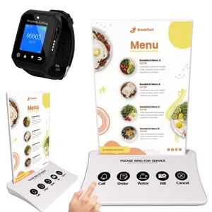 Best Quality Calling Pager System Wireless Call Button Waiter Pager Receiver Beeper Service Calling System For Restaurant