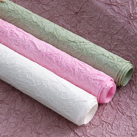 Papier d'emballage pour fleurs texturé fait main, papier d'emballage pour bouquets floraux, emballage cadeau, arrangements floraux