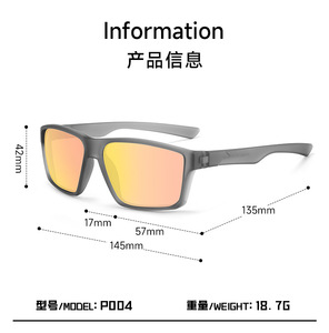 Gafas de Sol Rectangulares con Montura Completa Plateada OO9341 <span class=keywords><strong>para</strong></span> <span class=keywords><strong>Hombre</strong></span>, Gris Mate/Turquesa, Polarizadas, 57 mm - Product Image 5