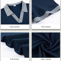 Chemises de couleur unie à manches longues personnalisées pour hommes et femmes Uniforme de serveuse de restaurant et de bar pour le bureau et l'hôtel