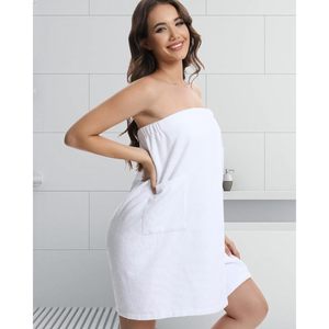 FOXA – serviette de bain en coton pour femmes, séchage rapide, pour spa, sauna, piscine, taille unique - Product Image 2