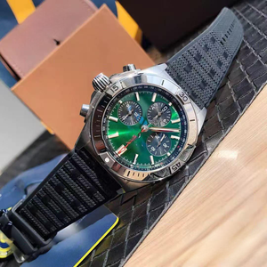 Reloj de Hombre de Lujo Discreto con Esfera Verde, Más Vendido, Movimiento Complejo, Resistente al Agua, Luminoso, Deportivo y Ejecutivo - Product Image 4