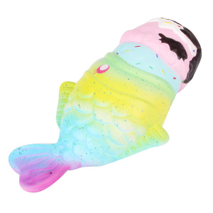 TPE Slow Rebound Fish Ice Cream Toy Soft <b>Squishy</b> Fidget For Kids Age 5 To 7 Years Unisex - Product Image 1