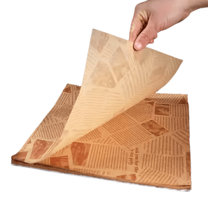 Papel de Hornear con Logotipo de <span class=keywords><strong>Marca</strong></span>, Papel Antigrasa Impreso Personalizado, Papel de Envolver a Prueba de Aceite para Alimentos, Pan y Productos de Panadería - Product Image 6