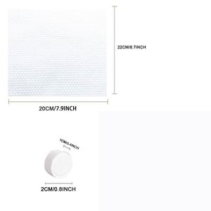 10 unidades/tubo Toallitas desechables ecológicas 100% de tela no tejida de malla spunlace blanca, en forma de moneda comprimida, mini pañuelos mágicos - Product Image 4