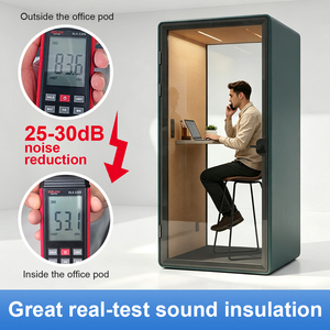 Cabine Telefoniche Acustiche Moderne per Ufficio, Insonorizzate, Vendita all'Ingrosso dalla Fabbrica - Product Image 5