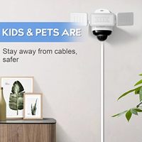 Vente en gros économique de 10 mini-canaux de câblage électriques en PVC haute densité, blancs, résistants à la corrosion, de 142 pouces, faciles à installer