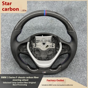 Volante de Fibra de Carbono Personalizado Directo de Fábrica con Mejora de Cuero para Modelos Mini Serie 3 Chasis F M2 X3 Serie 3 F C - Product Image 3