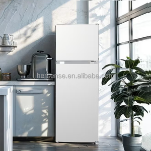 Réfrigérateur à congélateur supérieur 332L, sans givre, refroidissement par vapeur, 220V, grande capacité, blanc, silencieux, pour la maison, les familles et les appartements - Product Image 4