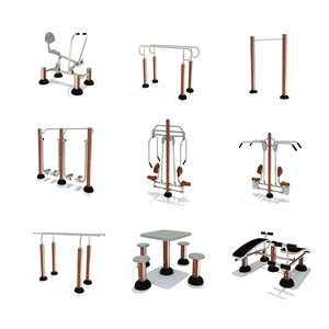 Máquina de Remo Betta Play, Madera Plástica WPC Resistente a la Oxidación, Equipo de Gimnasio y Fitness para Exteriores, Equipo de Gimnasio Profesional para Exteriores - Product Image 1