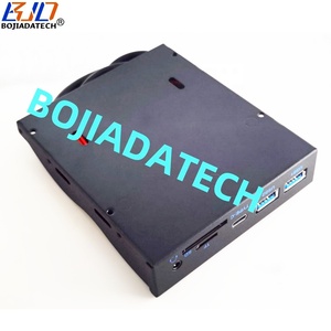 3,5 "Floppy Bay Mount Frontplatte mit 5 Gbit/s 2 USB3.2 Typ A Typ C SD TF <span class=keywords><strong>Flash</strong></span> 3,5 MM HD Audio Port für PC <span class=keywords><strong>Computer</strong></span> gehäuse - Product Image 5