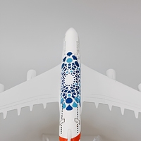 Modèle d'avion en alliage A380 de 16 cm, édition Emirates Expo, avion de passagers statique, objet de collection pour présentation sur bureau