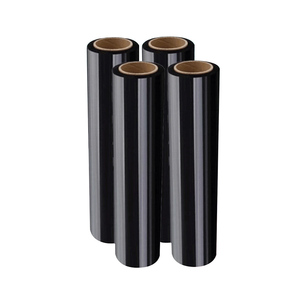 Industrial Black LLDPE Stretch Film Roll Pallet <b>Plastic</b> <b>Wrap</b> Film for Ware House - Product Image 2