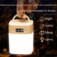 Lampes de nuit LED à longue durée de vie de la batterie, commande tactile et à distance, changement de 3 niveaux de luminosité, rechargeables, pour bébé, enfants, chambre d'enfant