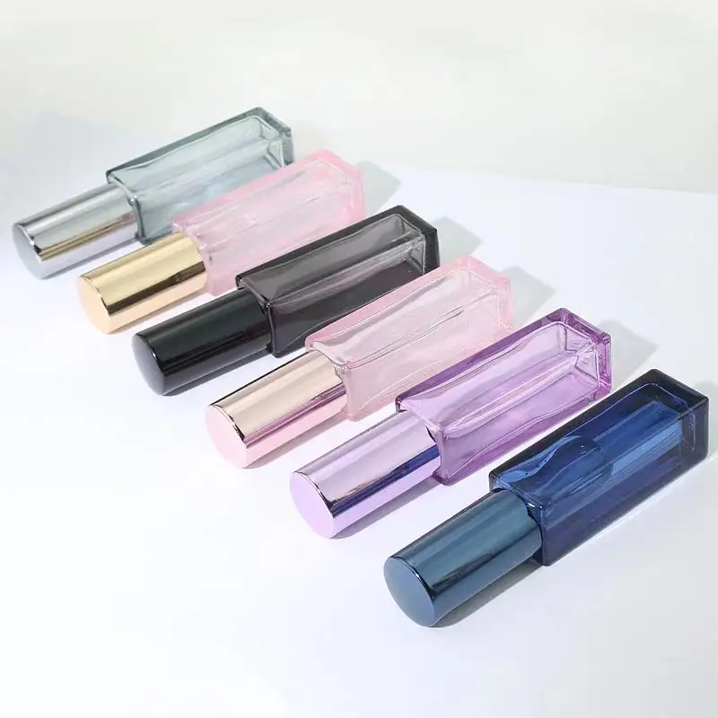 Hot bán 3ml 5ml 10ml nhỏ nước hoa Atomizer lọ mẫu chai thủy tinh với nhựa bơm phun Mini Tester chai