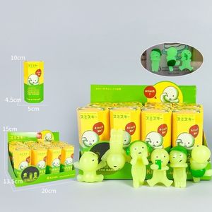 トレンドの漫画ナイトライト、小さな緑の男キャラクターが動くワーキングシリーズ、装飾ミニフィギュア、ミステリーブラインドボックス - Product Image 2