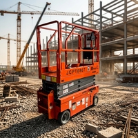 Plateformes de travail en hauteur hydrauliques mini-ciseaux autopropulsées CE, de 4 à 14 m, pour travaux aériens, construction et hôtels – Approvisionnement direct usine