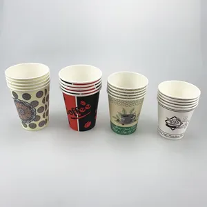 Wholesale Fast Delivery 7oz 8b 8oz 9oz Hot Coffee Paper Cups