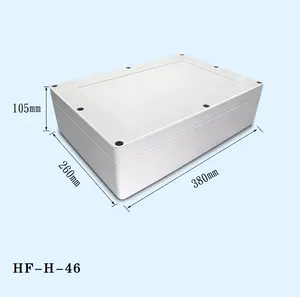 Customize Abs Plastic IP65 Waterproof Large Instrument Project Box Case Design PCB Outdoor Project Box Electronic Enclosure