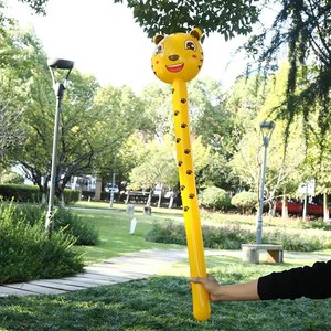 Vente en gros de jouets gonflables en PVC avec dessin animé, girafe et <span class=keywords><strong>lapin</strong></span>, longs animaux sautants pour enfants, prix spécial pour offrir en cadeau - Product Image 4