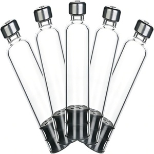 Cartouches en verre de 3 ml, stériles, avec bouchon à vis en aluminium, écologiques, biodégradables, jetables, flacons vides transparents, boîte personnalisée - Product Image 1