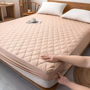 Nouvelle housse de matelas imperméable à motifs, taille personnalisée, protège-matelas matelassé avec jupes de lit, vente en gros - Product Image 6