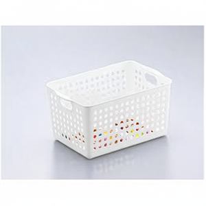 Cesto di stoccaggio profondo bianco Inomata - Product Image 1